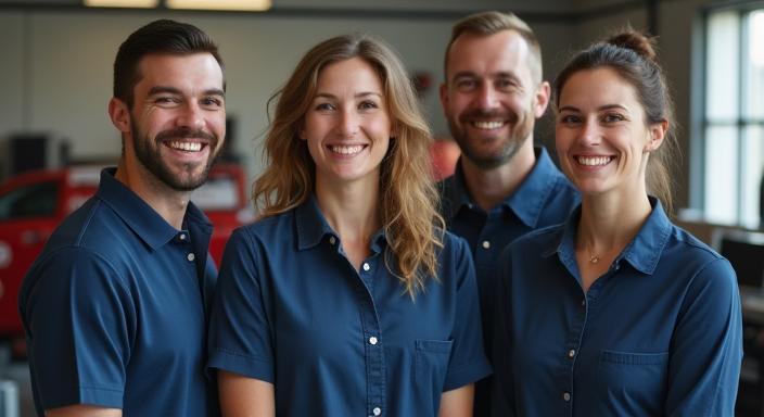 Équipe de LavagePro Solutions souriante